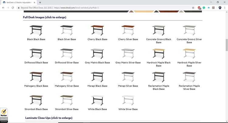 BTOD.com-VertDesk-v3-color-options