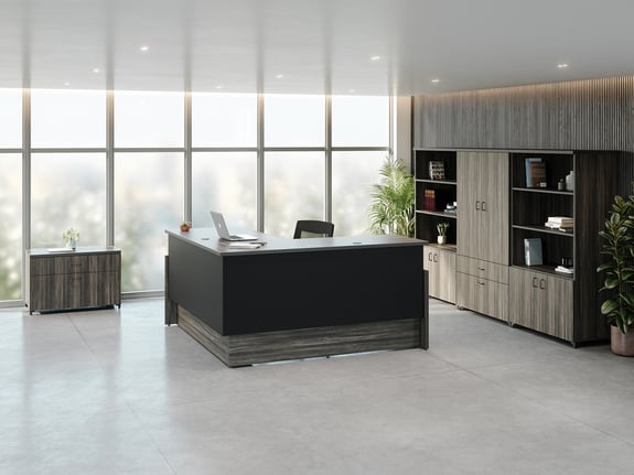 Tevita_006RE_Laminate Cabinet Series_ConfigA_20x36x66_20x36x24_Shelves_Doors_Drawers_Fully Enclosed Presidente_BME_flipped horizontally_2000px