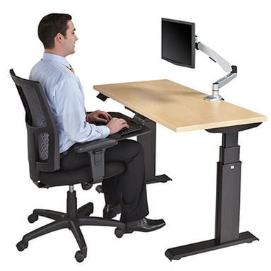 articulated-keyboard-tray-on-height-adjustable-table