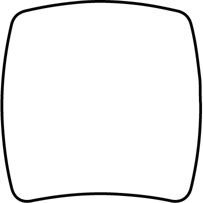 Product Name - Curved Square / Bow