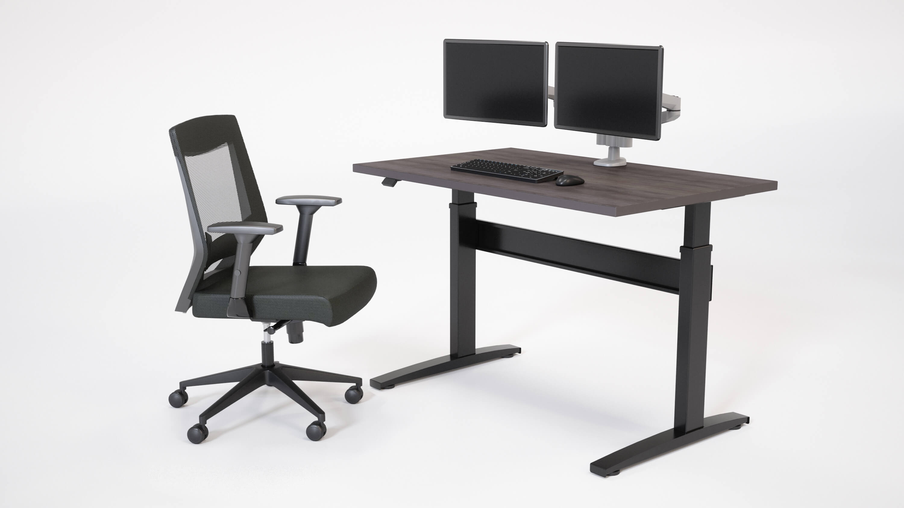 Bonita ET electric height adjustable desk home workstation