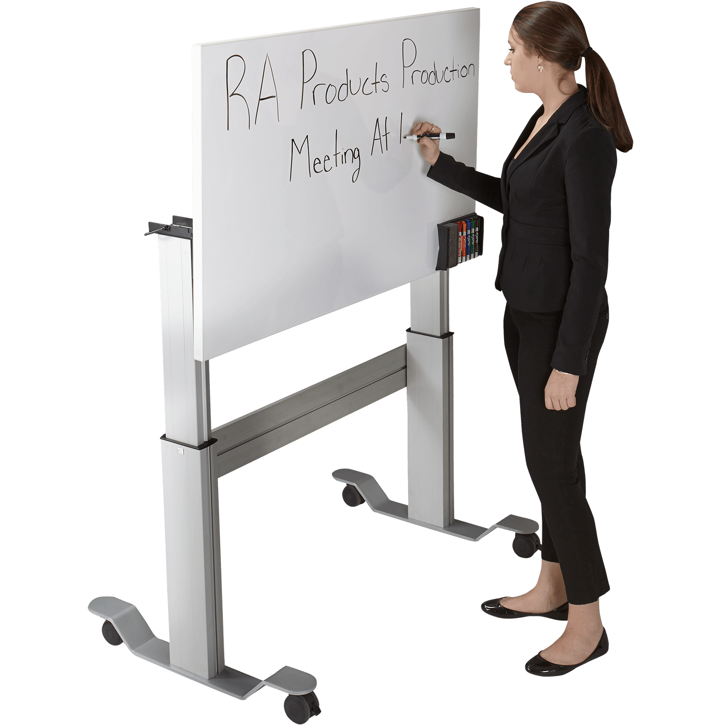 Electric height adjustable Eficiente LT Flip Marker Board