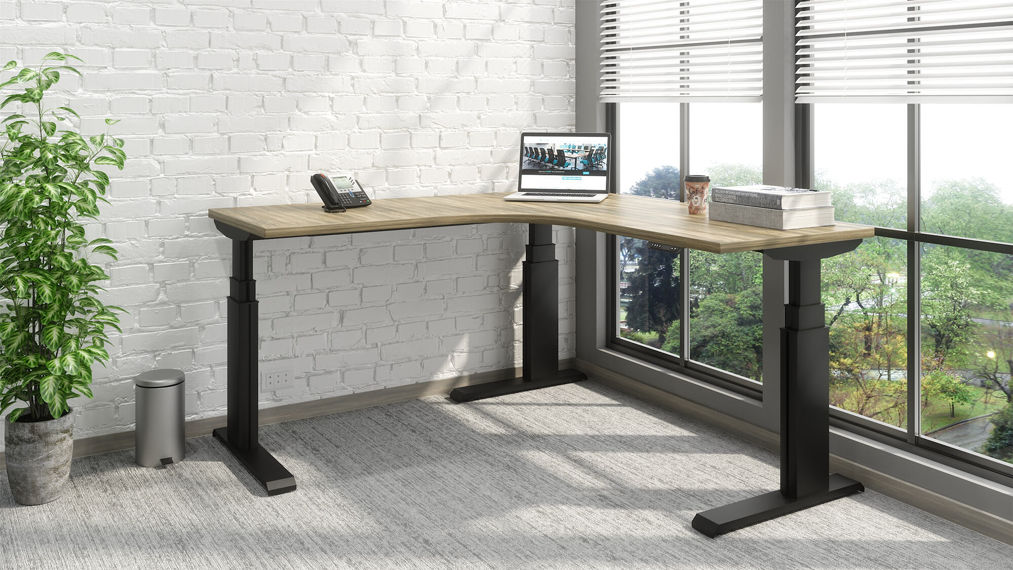Elegante XT electric height adjustable table