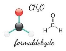 Formaldehyde chemical molecule