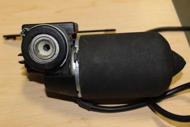 A Ketterer Hollow Shaft (hex) Gear Motor Fitted With a Worm Wheel