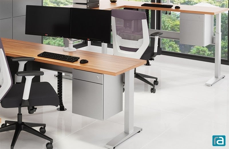 The Joey Pedestal Storage System for standing desks