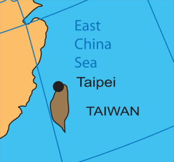 Map of Taiwan