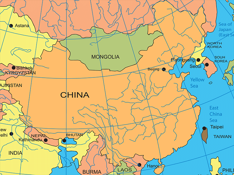 Map of China